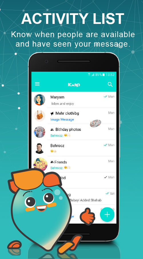 دانلود آیگپ iGap 4.1.7 نصب پیام رسان ایرانی آی گپ برای اندروید و آیفون