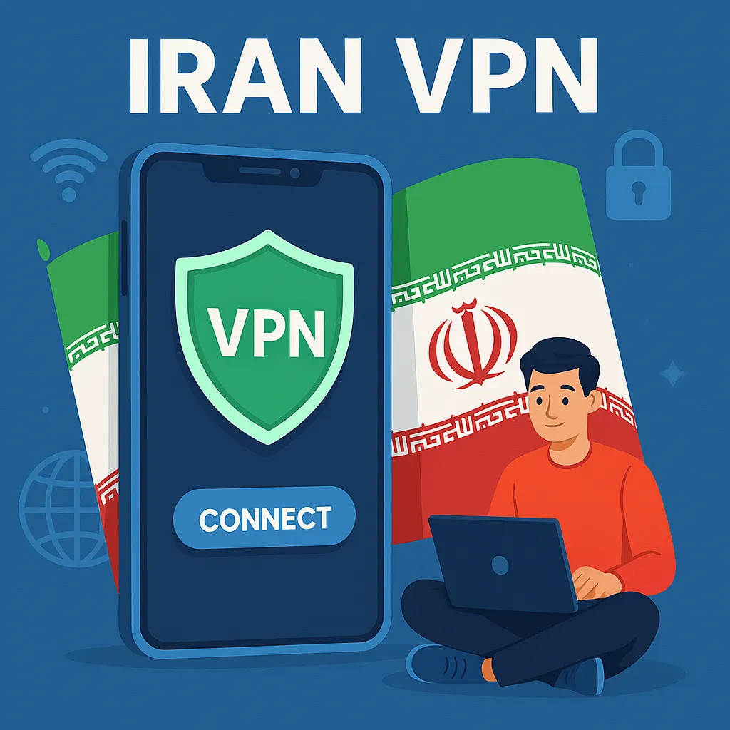 وی‌پی‌ان با آی‌پی ایران برای کاربران خارج | ExosecureVPN