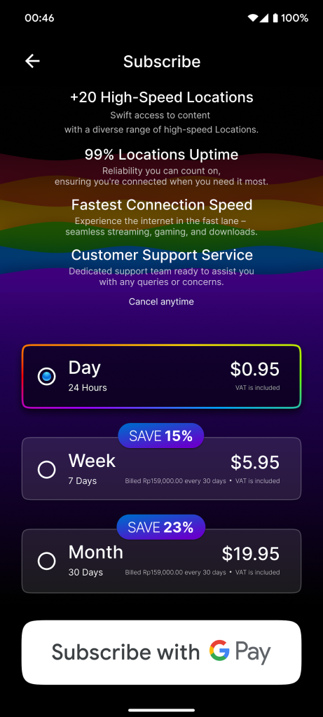 اسکرین شات اکانت پرمیوم